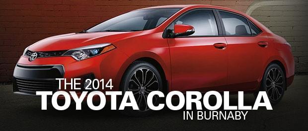 2014 Toyota Corolla 2014 Toyota Corolla Burnaby